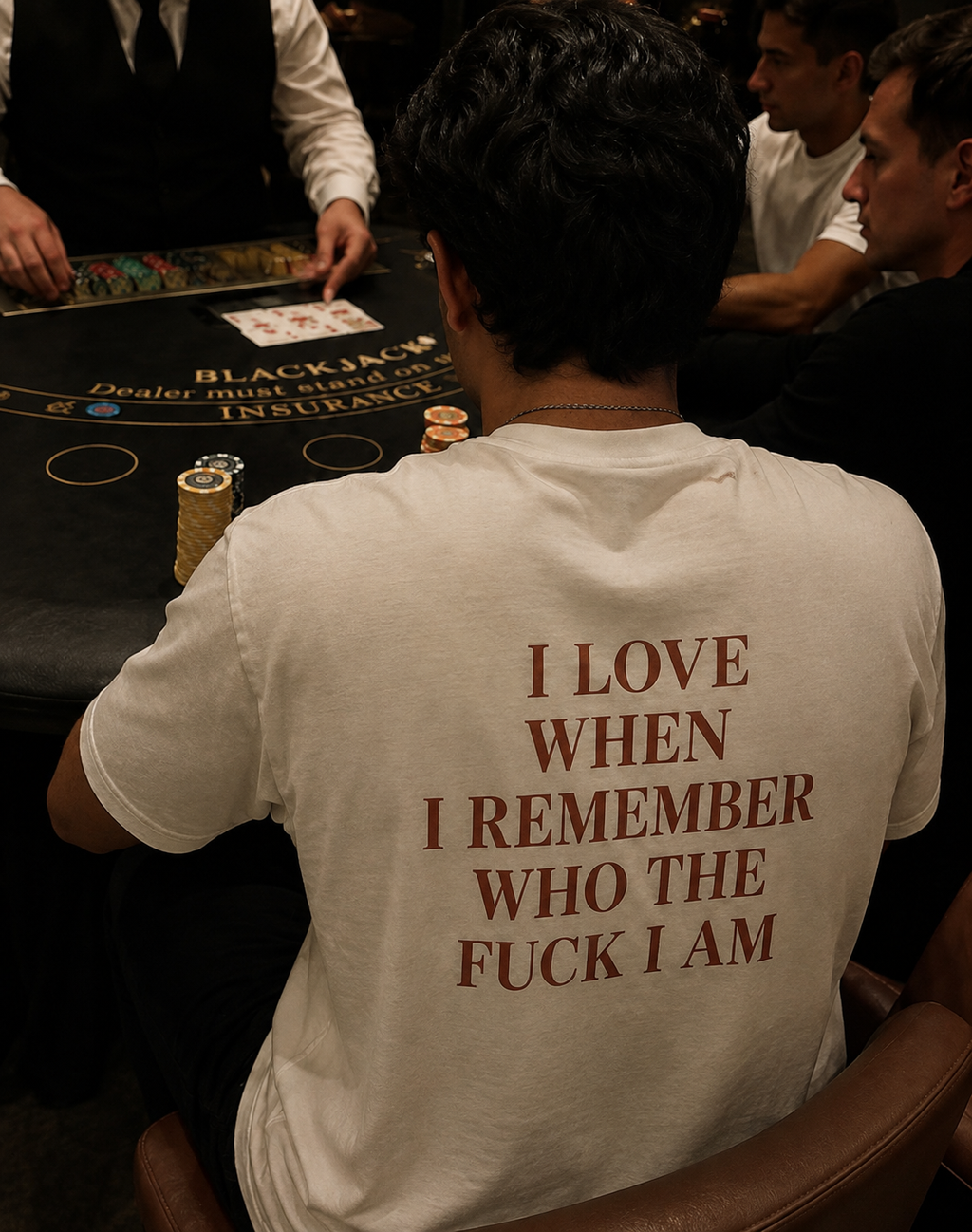 I LOVE WHEN I REMEMBER WHO THE FUCK I AM Unisex Oversized Classic T-Shirt