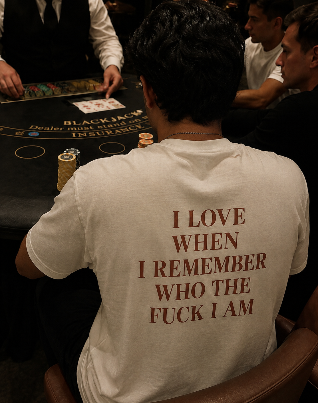 I LOVE WHEN I REMEMBER WHO THE FUCK I AM Unisex Oversized Classic T-Shirt
