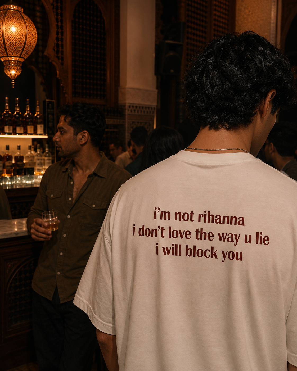 IM NOT RIHANNA Unisex Oversized Classic T-Shirt